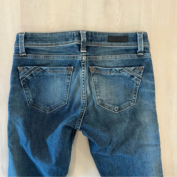 Buckle Black Candiani Denim Fit No. 53 Mid Rise Skinny Size 25 Made in Italy - Picture 9 of 13